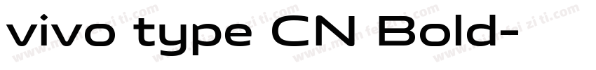 vivo type CN Bold字体转换